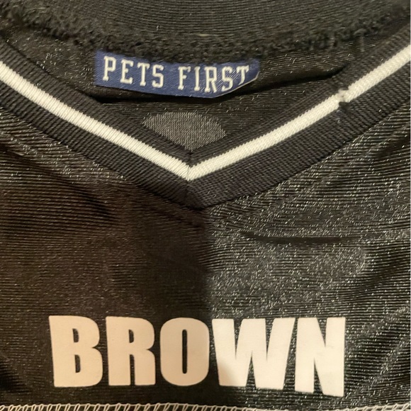 Dog Football Jersey #84 Brown Size Large - Picture 3 of 3